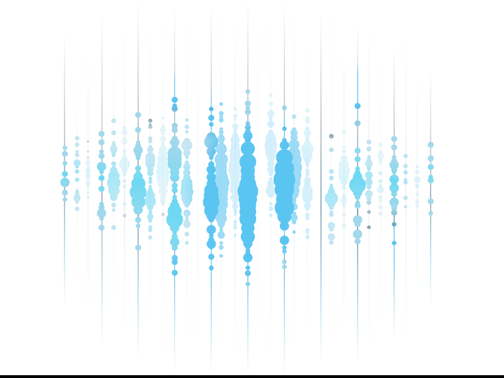 Pattern of light signals from Cherenkov radiation